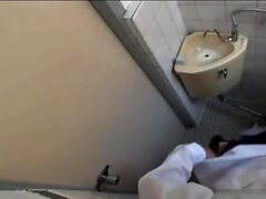 Sick Pervert Attacking Japanese Schoolgirls In Toilet