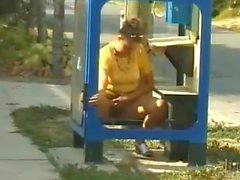 cute teens peeing in public