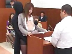 In the court room, the proceedings went on as if nothing was happening