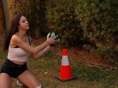 Naughty America - Melody Foxx fucks her Soccer coach