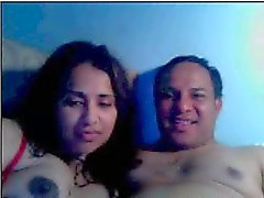 Desi husband wife on webcam