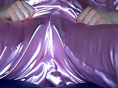 Pink Satin Pyjama 01