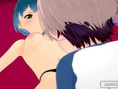 Fpov 3d, hentai lesbian boobs sucking, anime oppai