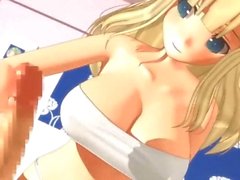 Arousing hentai vixen getting pumped