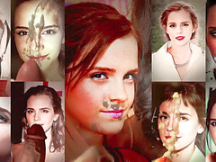 Emma Watson - compilation of my jizz tributes x18 4k