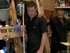 Daddy Alessio Romero gets Cock in Employees Ass