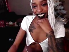 Hot Black Maid Does Some Webcam Black and Ebony