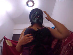 Halloween mask, mask recent, tickling