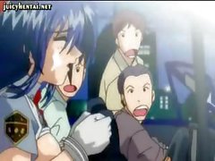 Anime babe gets fucked in the car
