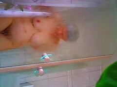 mom's great full body spied in the shower