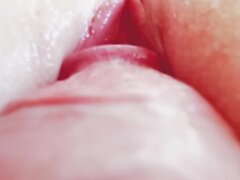 Camera on Dick! - Extreme Close Up Fuck and CUM Inside Tight Pussy - Amy Hide