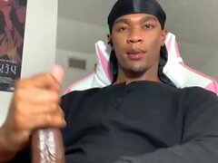 Solo Black Gay Masturbation Jerk Off