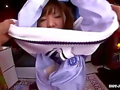 Japanese Girls attacked lewd private teacher in kitchen.avi
