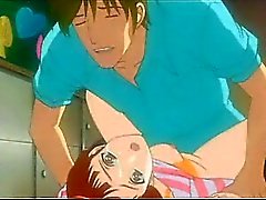 Virgin hentai redhead babe gets twat smashed and squirts