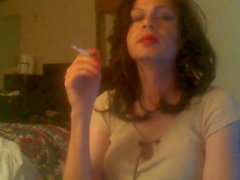 Gina Smoking Trans Queen