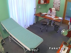 Cock hungry patient fucks doctor