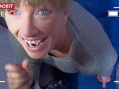 LETSDOEIT - Mature German Wife Nailed Hard On Tape