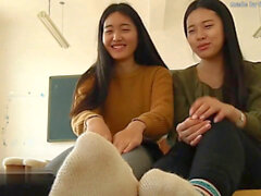 Chinese feet, recent, nylon feet