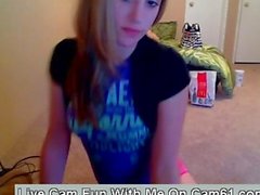 Cute Webcam Teen Stripping Nude