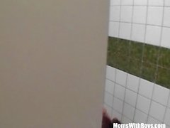 Sauna Group Fuck With Two Horny Matures
