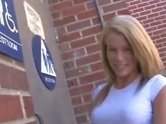 hot blonde meets her first massive black cock at a gloryhole