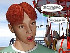 charlie at the carnival 3d gay world comics