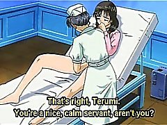 Hentai lusty babe in hospital cunt fingered by a hot nurse