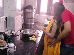 Hot Desi Bhabhi Kitchen Sex With Husband