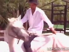 Horny man fucks a beautiful big boobed country girl