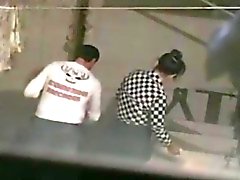 Voyeur tapes a couple having sex on the patio