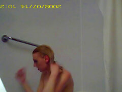 Hidden shower, spy cam asian shower