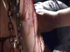 Extreme BDSM video with chained man torture