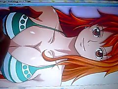 Nami cum tribute (One Piece)