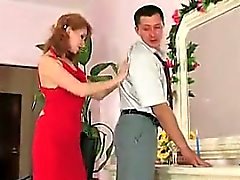 Russian Redhead Bitch Abusing A Guy