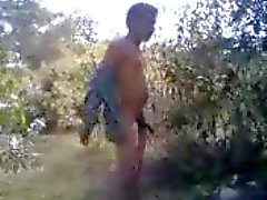 Indian chick fucked in a field