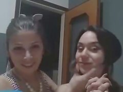 Italian friend lesbian kiss