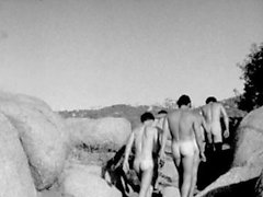 Vintage Boys Playing Sports... Nude (No Sex)