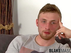 UK amateur Sam James jerks off until a hot cum blast