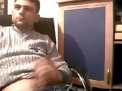 Sexy big dicked turkish man guy stroking