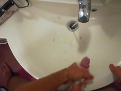 shaving cock POV