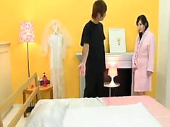 Sweet Asian girl has a masseur fucking the hell out of her