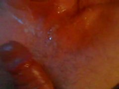 Cumming on my buddy's tongue close-up 2
