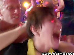 Hottest real party babes riding on cock