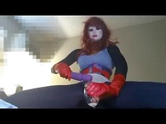 Crossdresser Zaya cumshot comp