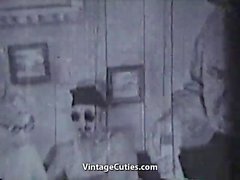 Three guys Fucking Hot Blonde (1950s Vintage)