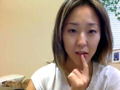 Japanese teen hardcore masturbating at Asian chatroom