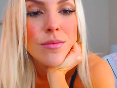 Blonde Bombshell Plays Her Sex Toys