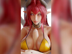 3d anime, 3d animation bigtits