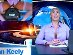 Camsoda Ryan Keely Big titty newscaster toying