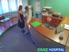 FakeHospital Busty new staff member sucking and fucking for job